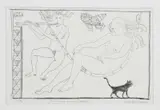 Persephone with a Flautist by Eric James Mellon, Lithograph on paper, sold Mar 2022