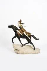 Towards the Unknown by Claire Jeanne Roberte Colinet, bronze and ivory, sold Mar 2022