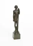Ishmael patinated bronze on square plinth by Harold James Youngman, bronze, offered Mar 2022