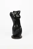 Female Torso a polished black marble torso by Hans Schleeh, sculpture, sold Mar 2022
