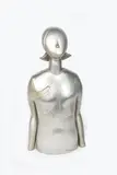Breton Girl polished aluminium by Roy Rasmussen, sculpture, sold Mar 2022