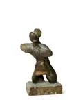 Maquette for Danicing Couple by Sava Botzaris, sculpture, offered Mar 2022