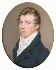 Portrait miniature of a gentleman by John Smart, oil, sold Mar 2022