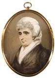 Portrait miniature of an elderly lady by Henry Edridge, oil, sold Mar 2022