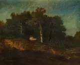 Terrains et Chêne by Auguste Anastasi, Oil on canvas, sold Mar 2022