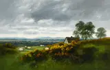 A shepherd's cottage by William Beattie-Brown, Oil on canvas, sold Mar 2022