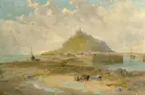 View of Saint Michael's Mount by Charles Brooke Branwhite, Oil on canvas, sold Mar 2022