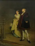 The Reception Signed W Q Orchardson by William Quiller Orchardson, Oil on canvas, sold Mar 2022