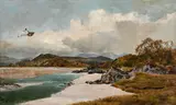 Morecambe Bay Signed J Peel by James Peel, Oil on canvas, sold Mar 2022