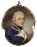 Portrait miniature of a naval officer by Philip Jean, watercolor, sold Mar 2022