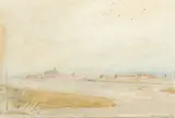 View of Bosham by Albert Goodwin, Watercolour and pencil, sold Mar 2022