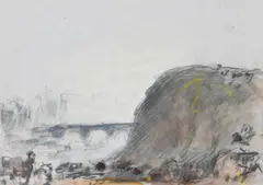 After J by Hercules Brabazon Brabazon, Pencil, pastel and watercolour, sold Mar 2022