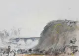 After J by Hercules Brabazon Brabazon, Pencil, pastel and watercolour, sold Mar 2022