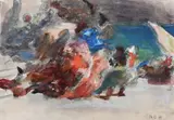 After Eugène Delacroix by Hercules Brabazon Brabazon, watercolour and bodycolour, sold Mar 2022