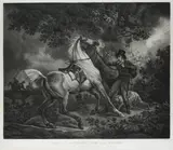 After Carle Vernet by Philibert-Louis Debucourt, engraving, sold Mar 2022