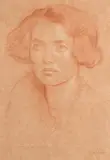 Portrait of a lady Signed W Rothenstein by William Rothenstein, oil, sold Dec 2021