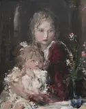 Untitled by Aurel Naray, Oil on canvas, sold Dec 2021