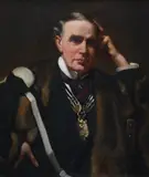 Self-portrait in the robes of the Master of the Worshipful Company by Frank O. Salisbury, Oil on canvas, sold Dec 2021