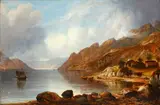 View of Loch Long by George F. Buchanan, oil on canvas, sold Dec 2014