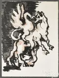 The Bull & the Condor by Jacques Lipchitz, lithograph, offered Apr 2024
