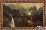 landscape by Frederick Spang, oil on canvas, sold Apr 2024