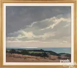 California landscape titled Late Winter Light by Duane A. Wakeham, oil on canvas, sold Apr 2024