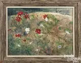 titled Cosmos by John McCoy, watercolor, sold Apr 2024