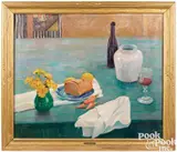 still life by Mildred Bunting Miller, oil on canvas, offered Apr 2024