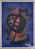titled Le Grand Ecart (The Great Gap) by Joan Miró, lithograph, sold Apr 2024