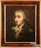 portrait of Marquis de Lafayette by David Gilmour Blythe, oil on canvas, sold Jan 2024