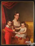 portrait of a mother and two children by Abraham Tuthill, oil on canvas, sold Jan 2024