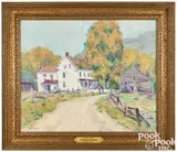 landscape by Walter Emerson Baum, oil on canvas, sold Jan 2024
