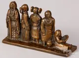 Intertribal Greeting by Doug Hyde, bronze, sold Dec 2023