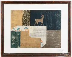 Untitled by Karl Mann, collage, sold Oct 2023