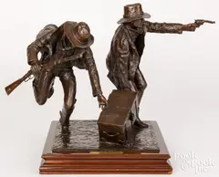 Untitled by Scott Rogers, bronze, sold Oct 2023