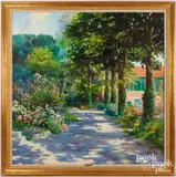 landscape by Claude Cambour, oil on canvas, sold Oct 2023