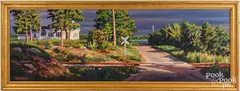 landscape by Scott Moore, oil on canvas, sold Oct 2023