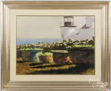 Lighthouse Garden by Jamie Wyeth, lithograph, sold Oct 2023