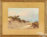 California coastal scene by Albert De Rome, oil on canvas, sold Oct 2023