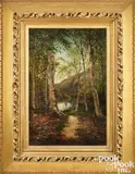 landscape by William Henry Hilliard, oil on canvas, sold Oct 2023