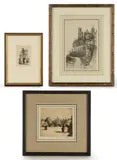 ETCHINGS, LOT OF TWO by John Taylor Arms, etching on paper, sold Apr 2025
