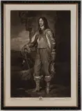 AFTER VAN DYCK (FLEMISH, 1599-1642) ENGRAVING OF SIR THOMAS WHARTON by Valentine Green, mezzotint engraving on laid paper, sold Oct 2024