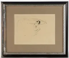 YOUTH PRINT by Troy Kinney, etching on paper, sold Apr 2025