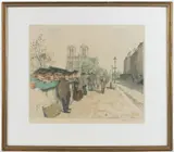 Untitled by Tavík František Šimon, ETCHING OF PARIS, sold Apr 2025