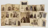 OWNED CDV AND OTHER PHOTOGRAPHS FROM HIS EUROPEAN TOUR, LOT OF 40 by Edward Virginius Valentine, albumen prints on card stock, sold Mar 2025