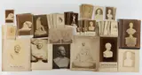 SCULPTURE PHOTOGRAPHS, LOT OF 56 +/-, some in duplicate by Edward Virginius Valentine, albumen prints on card stock, sold Mar 2025