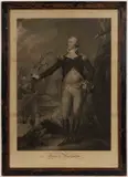 AFTER JOHN TRUMBULL (AMERICAN, 1756-1843) GEORGE WASHINGTON PORTRAIT PRINT by Thomas Cheesman, engraving on laid paper, sold Nov 2024