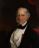 PORTRAIT OF A MILITARY GENTLEMAN by Alvah Bradish, oil on canvas, sold Nov 2024