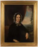 PORTRAIT OF A LADY by James Westhall Ford, oil on canvas, sold Nov 2024
