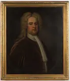 ATTRIBUTED / SCHOOL OF, PORTRAIT OF A GENTLEMAN by Godfrey Kneller, oil on canvas, sold Oct 2024